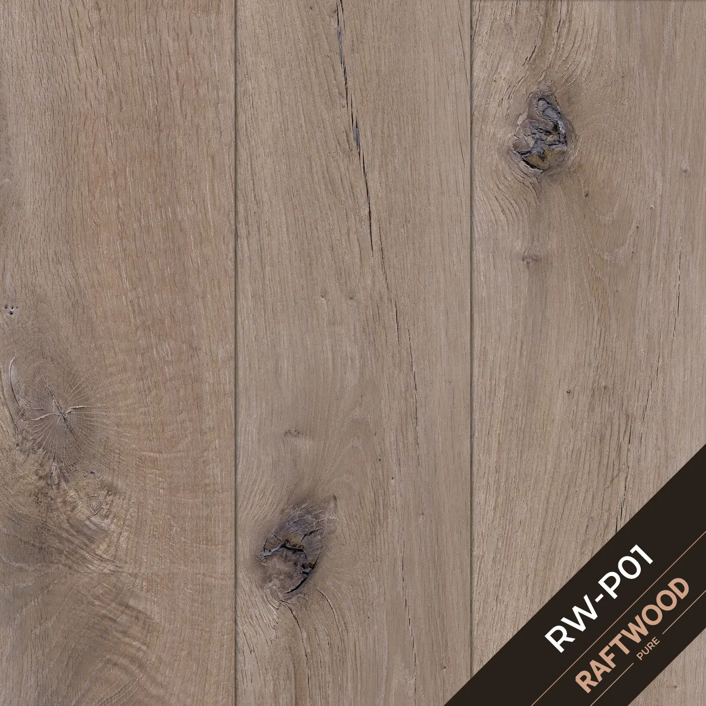 Raftwood collectiestaal kleur RW-P01 donker wit
