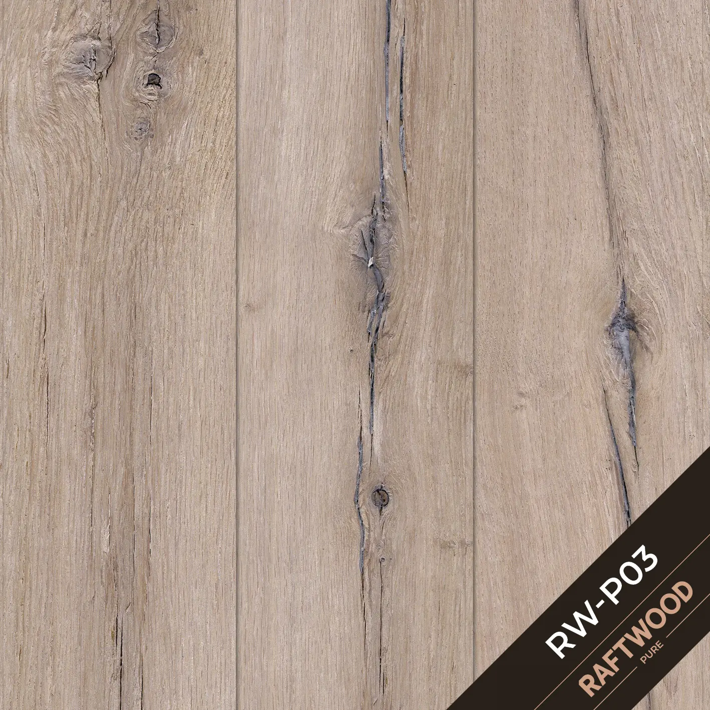 Raftwood collectiestaal kleur RW-P03 wit