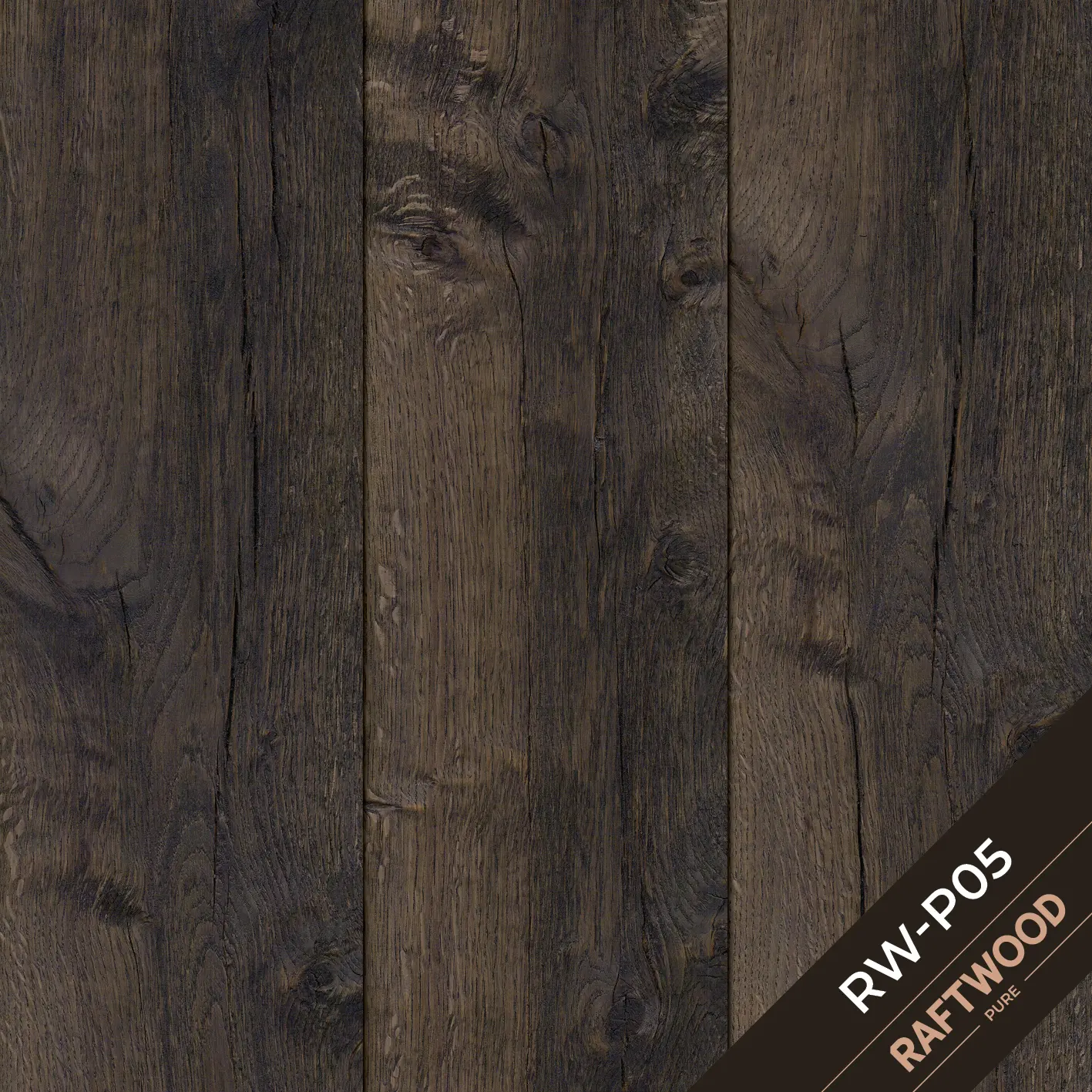 Raftwood collectiestaal kleur RW-P05 zwart